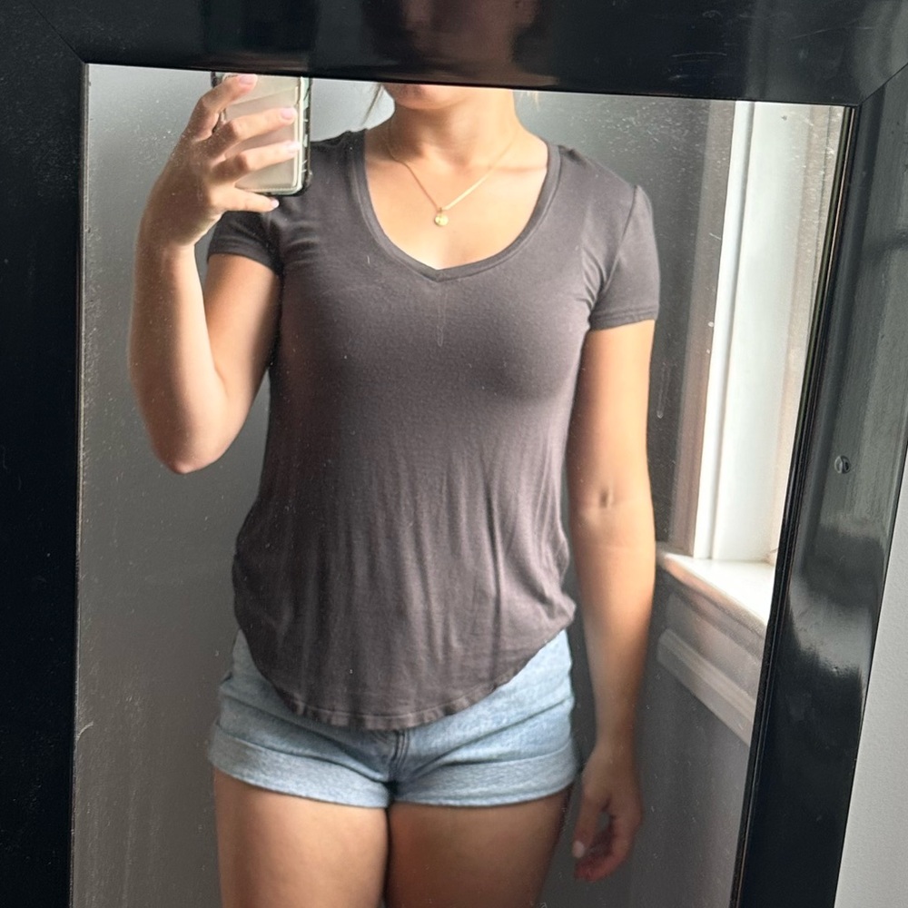 black tee shirt